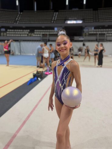 La gimnasta Sophie O’Reilly del Club Les Marines