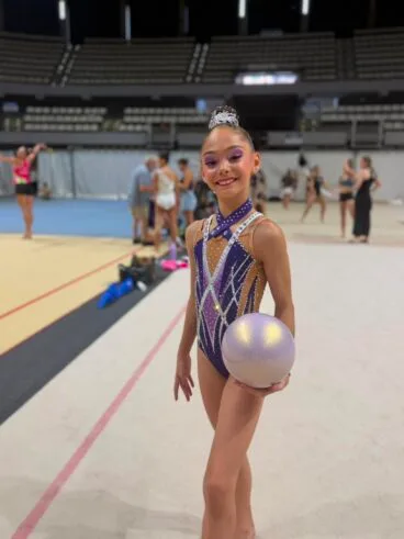 La gimnasta Sophie O’Reilly del Club Les Marines