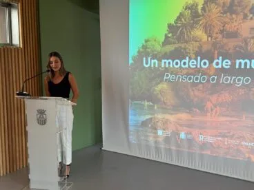 Virginia Pérez Gato en la presentación del Plan de Sostenibilidad Turística de Benissa