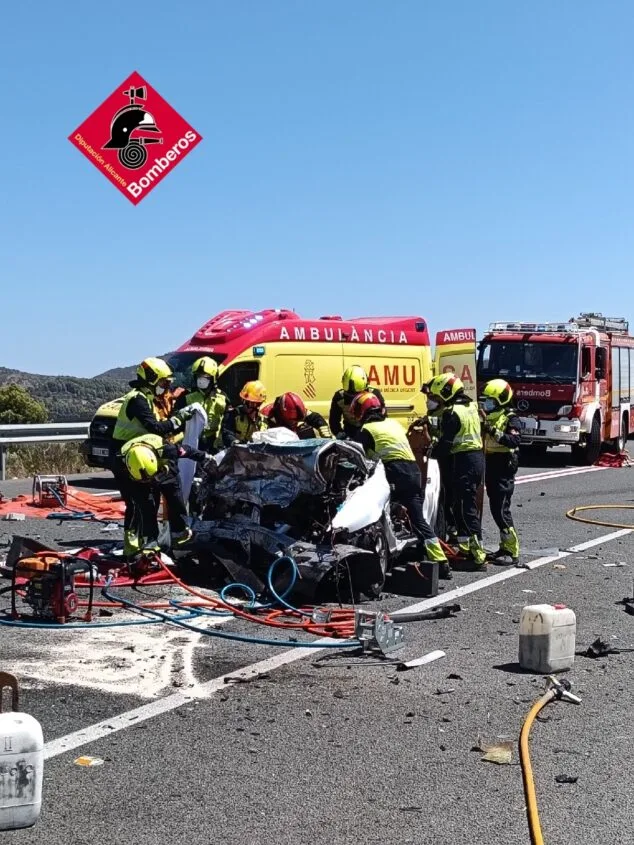 accidente en la n 332 1