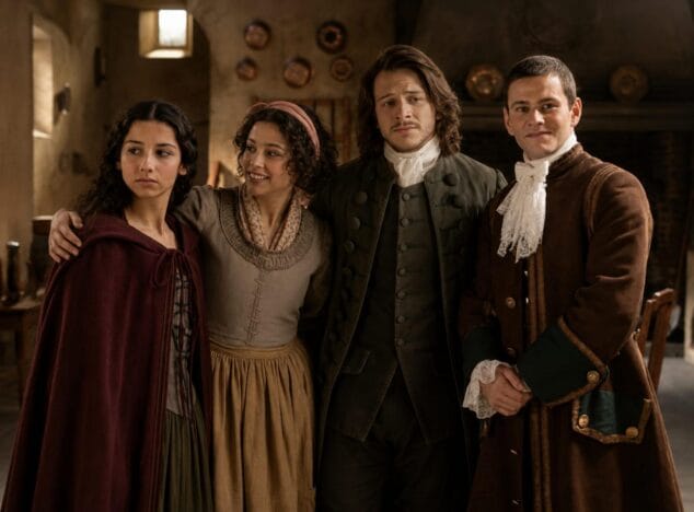 Benissa en Corto recibirá en su segunda edición a los protagonistas de 'Valle Salvaje' 1 Imagen: Los cuatro actores de la serie Valle Salvaje posando juntos caracterizados de sus personajes de época.