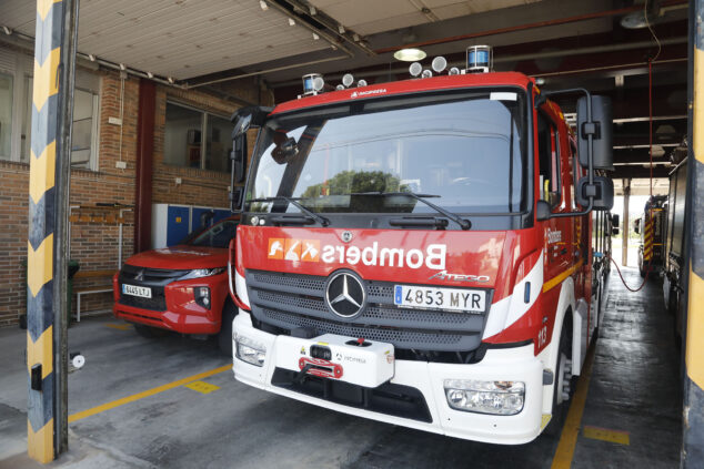 Imagen: Camión de Bomberos en el retén de Dénia (archivo)