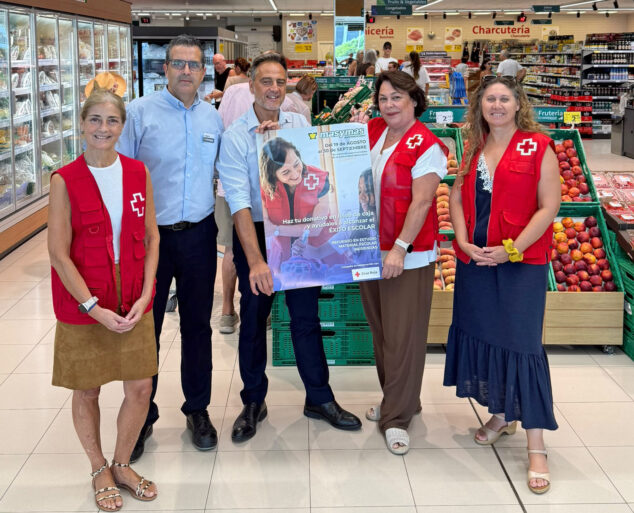Cruz Roja y un supermercado valenciano impulsan una campaña para apoyar el éxito escolar de menores vulnerables 1 Imagen: Campaña de MasyMas y Cruz Roja