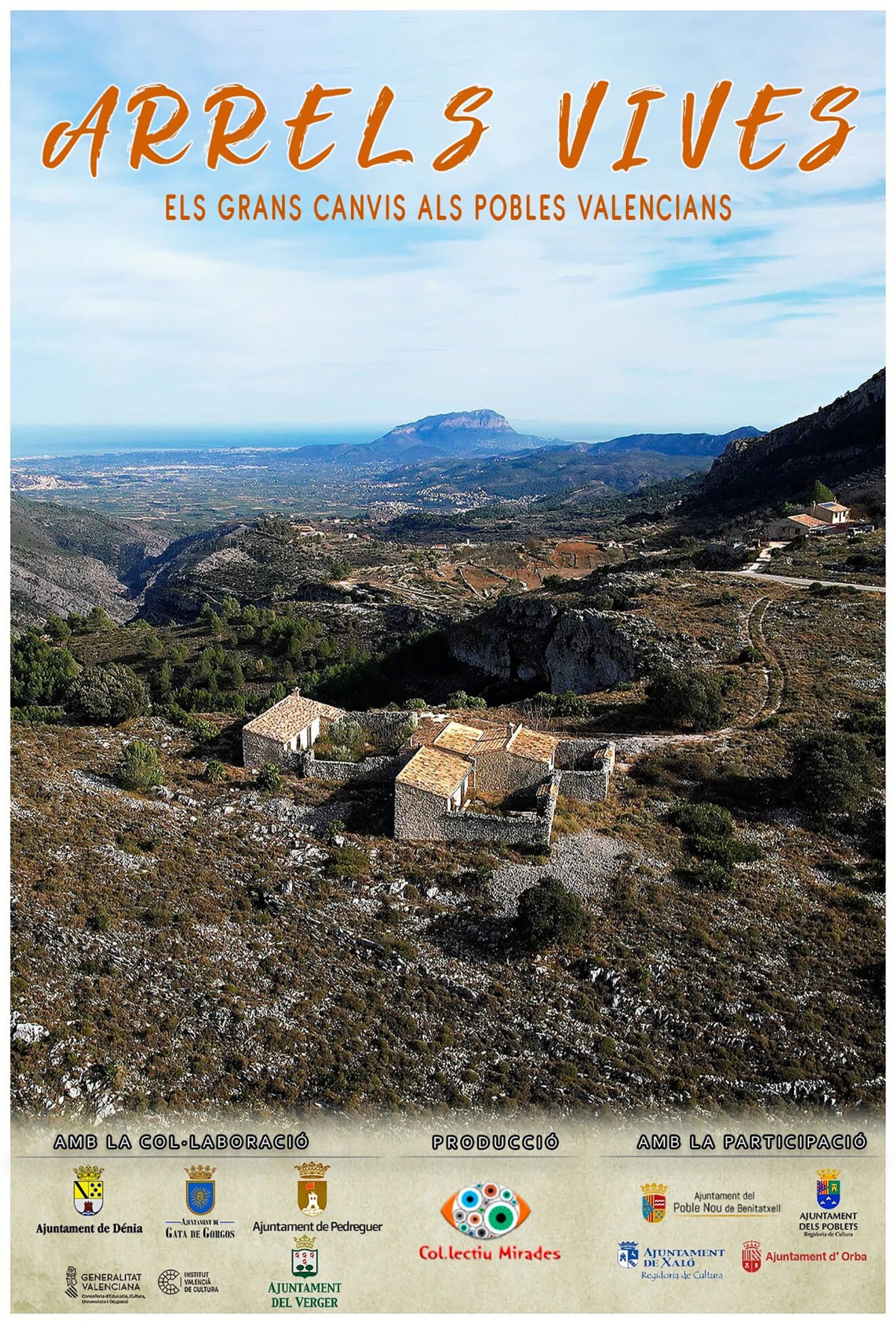 Cartel de 'Arrels Vives' de Col·lectiu Mirades
