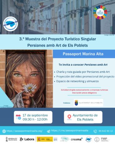 Cartel de la 3ª Muestra de ‘Persianes amb Art’