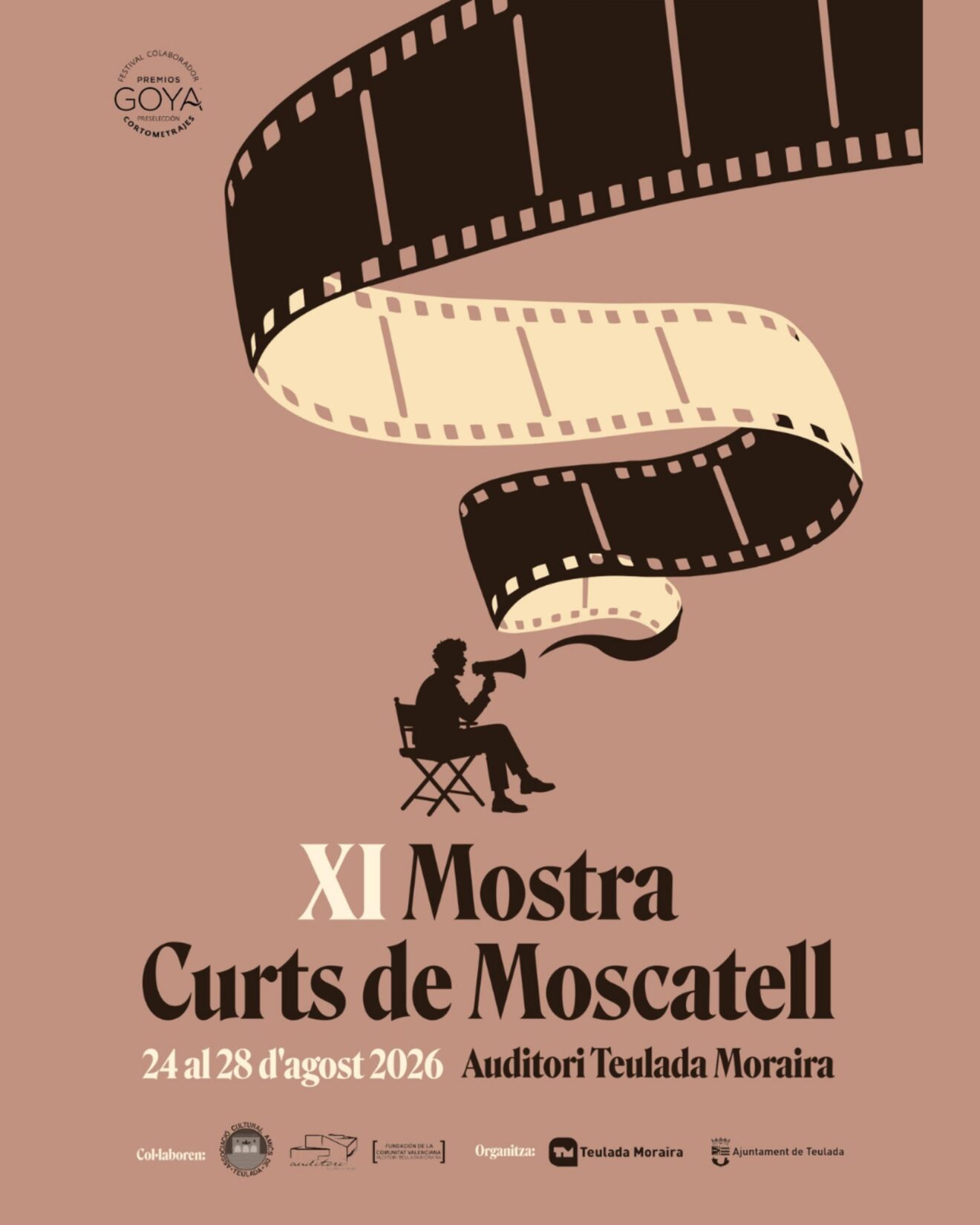 Cartel de la XI Mostra Curts de Moscatell