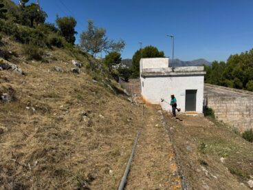 Trabajos de desbroce para la prevención de incendios en Pedreguer