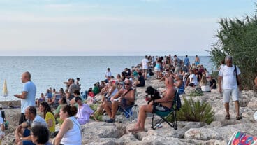 Eclipse solar desde la playa de la Almadrava  11