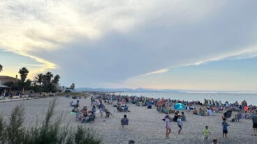 Eclipse solar desde la playa de la Almadrava  12