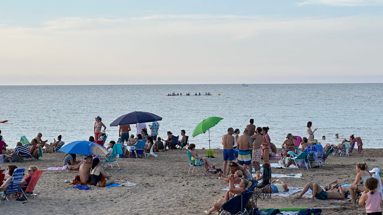 Eclipse solar desde la playa de la Almadrava  14