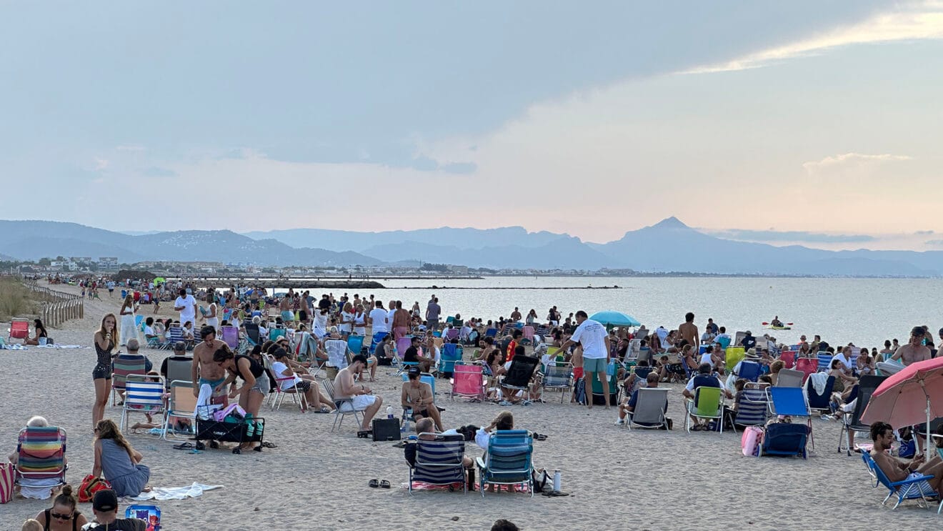 Eclipse solar desde la playa de la Almadrava  15