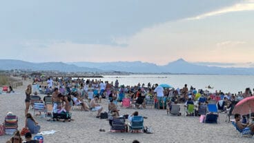 Eclipse solar desde la playa de la Almadrava  15