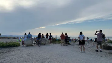 Eclipse solar desde la playa de la Almadrava  18