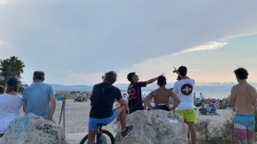 Eclipse solar desde la playa de la Almadrava  20
