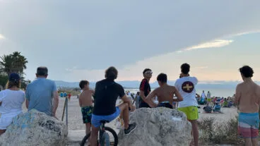 Eclipse solar desde la playa de la Almadrava  21