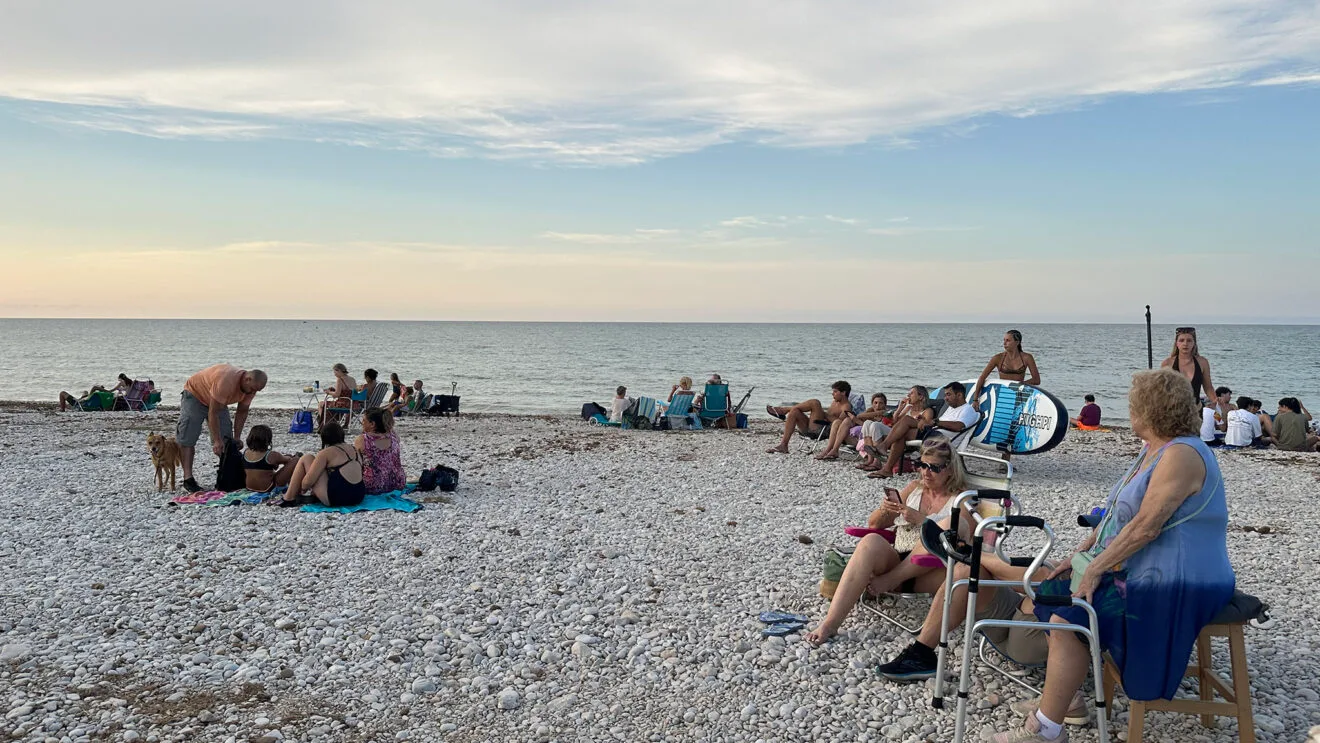 Eclipse solar desde la playa de la Almadrava  31