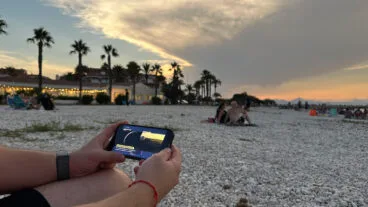 Eclipse solar desde la playa de la Almadrava  35