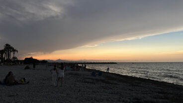 Eclipse solar desde la playa de la Almadrava  44