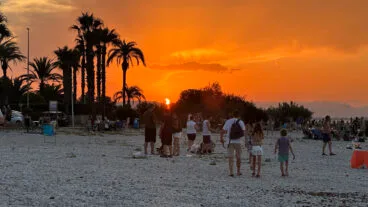 Eclipse solar desde la playa de la Almadrava  56