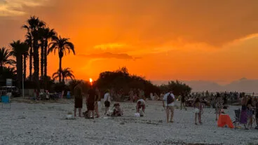 Eclipse solar desde la playa de la Almadrava  58