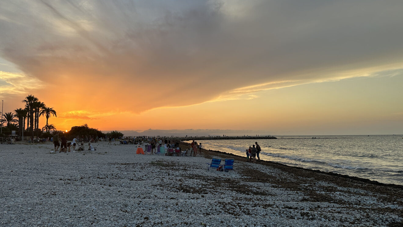 Eclipse solar desde la playa de la Almadrava  61