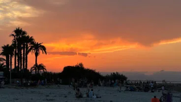 Eclipse solar desde la playa de la Almadrava  64