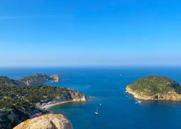 El Portitxol de Xàbia desde el Mirador del Cap Negre