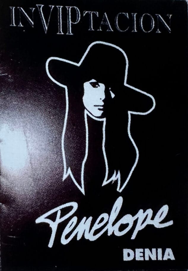 La crisis de la fiesta en los 90: cuando las discotecas de la Marina Alta empezaron a dividirse 2 Imagen: Logo de Penélope Dénia - Imagen del libro '150 anys de música i ball a la Marina Alta'
