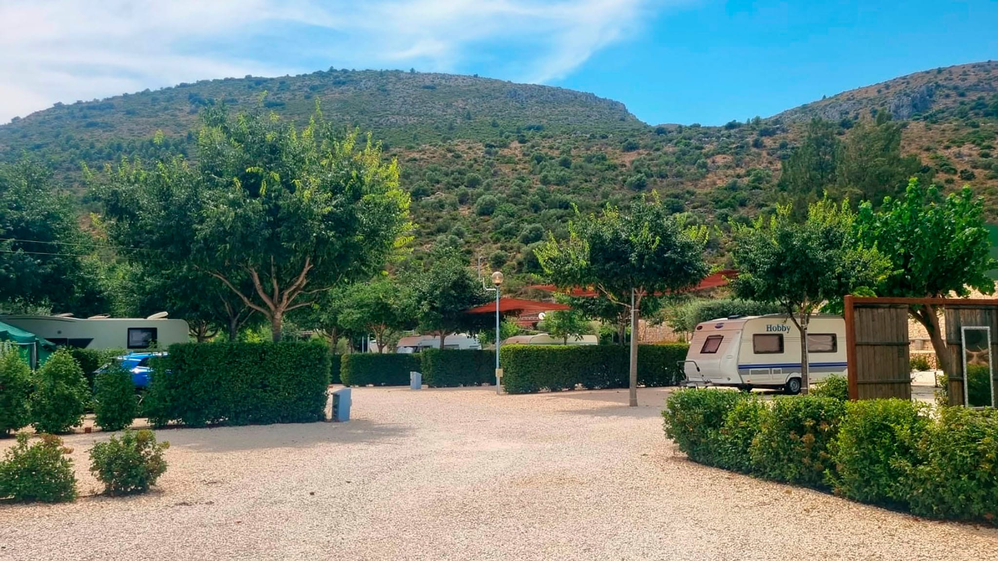 parcelas del camping benigembla
