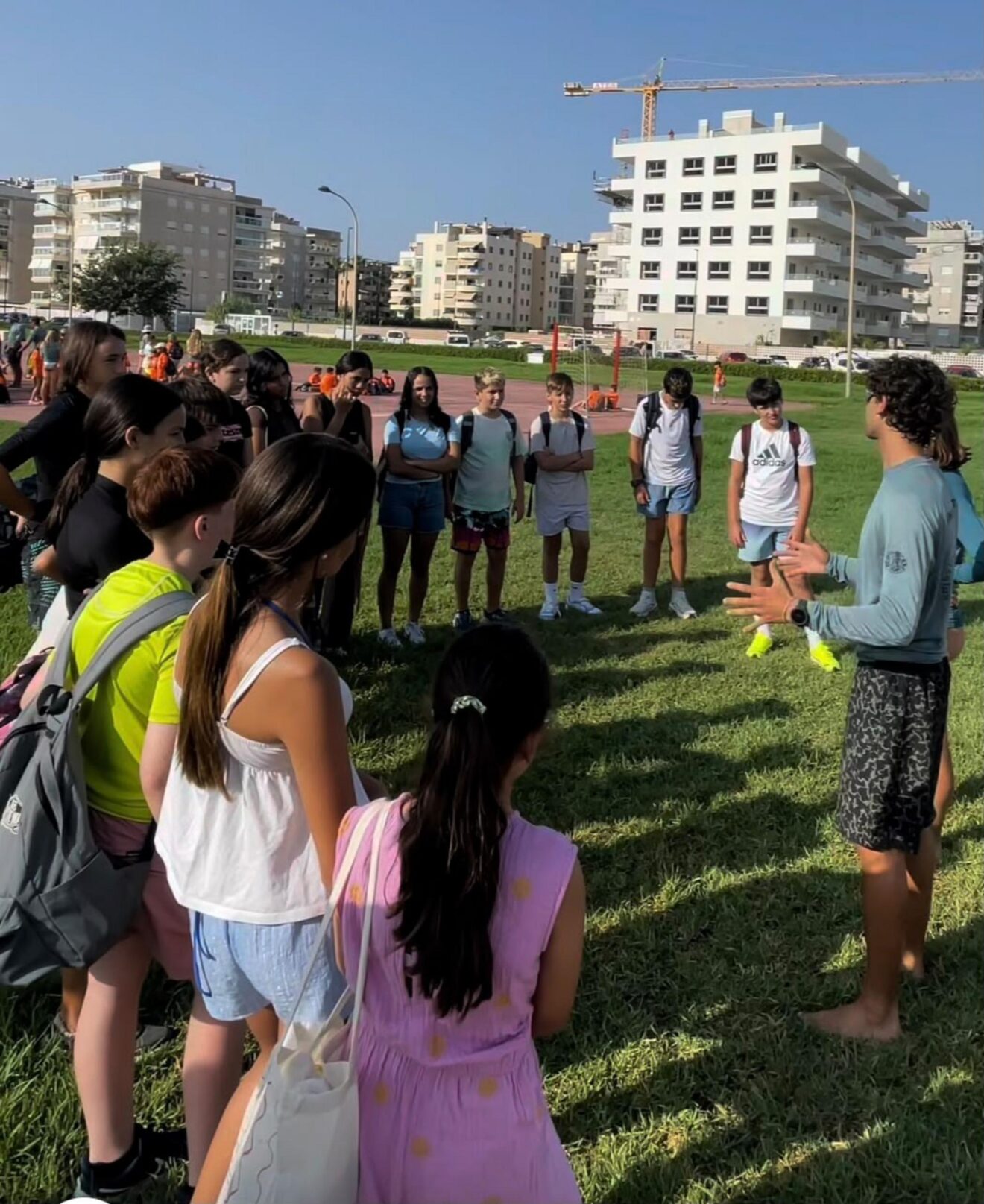 Jóvenes participantes en las actividades del Verano Joven de Ondara