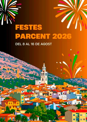 Portada de las Fiestas Patronales de Parcent de este año