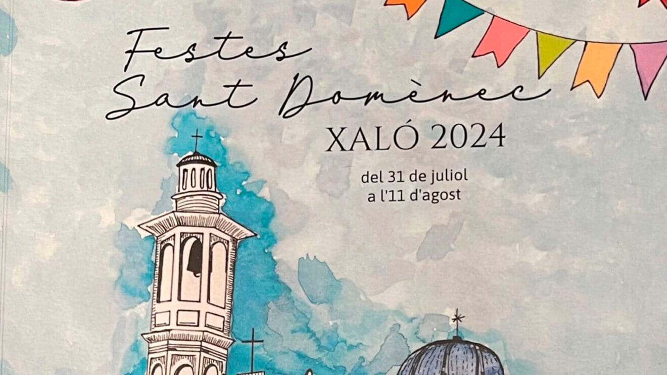 Portada de las Fiestas Patronales de Xaló del 2024