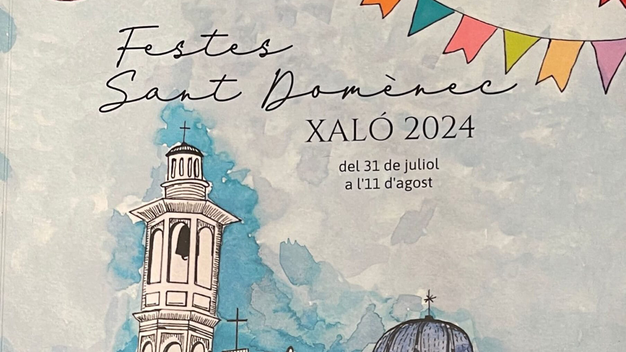 portada de las fiestas patronales de xalo del 2024
