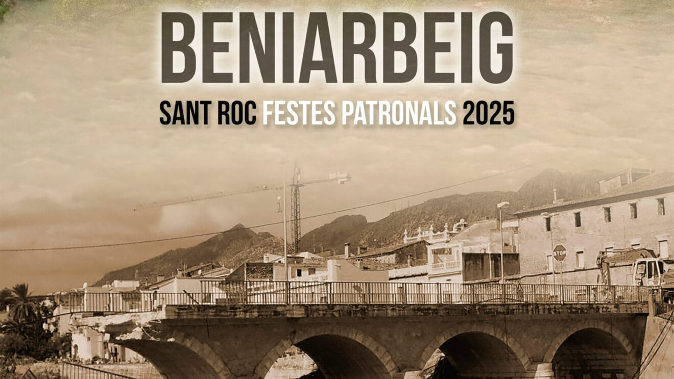 Portada del libro de fiestas de Beniarbeig en 2025