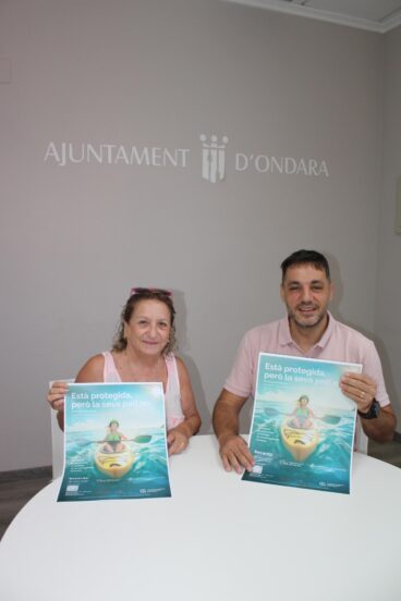 Mª Carmen Bisquert y José Ramiro presentan la 9ª Campaña Solar de Prevención del Cáncer de Piel en Ondara