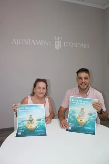Mª Carmen Bisquert y José Ramiro presentan la 9ª Campaña Solar de Prevención del Cáncer de Piel en Ondara