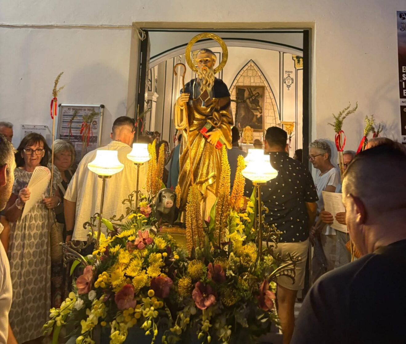 Procesión de las Fiestas de los Santos de la Piedra en Pamis