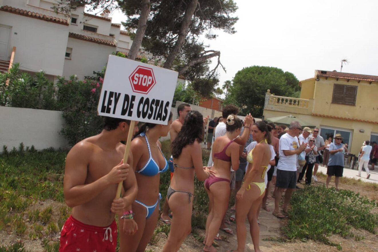 Protesta contra la Ley de Costas