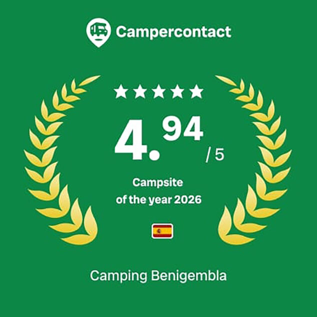 Imagen: Reconocimiento de Campercontact al Camping Benigembla