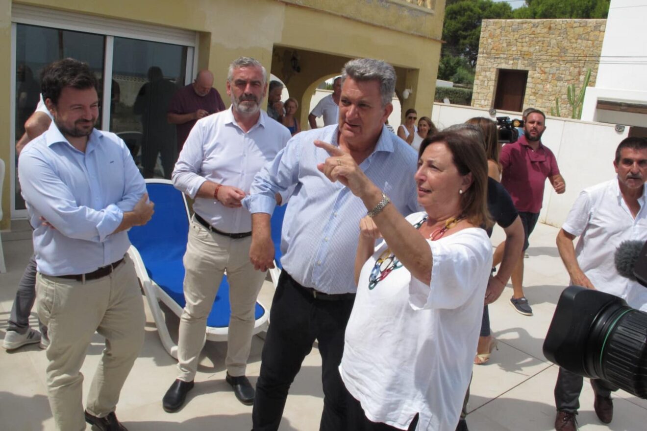 Reunión sobre los deslindes de costas en Dénia