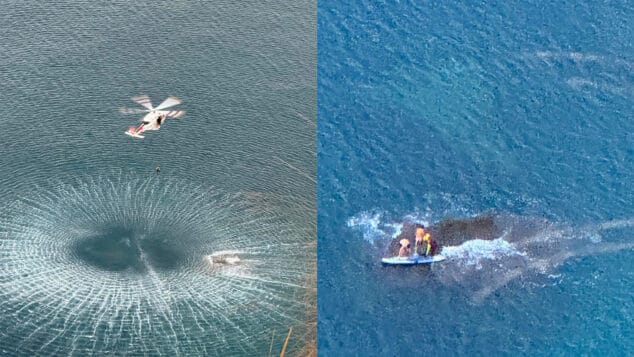salvamento maritimo acude al rescate en la cala moraig