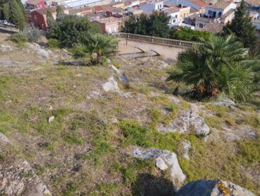 Zona de actuación de desbroce en Pedreguer
