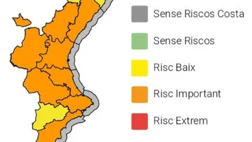 alertas de emergencias de la generalitat para la comunitat valenciana entre el 16 y el 17 de septiembre de 2026