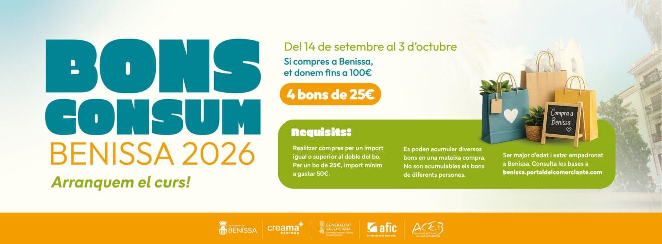 Campaña Bono Consumo Benissa 2026
