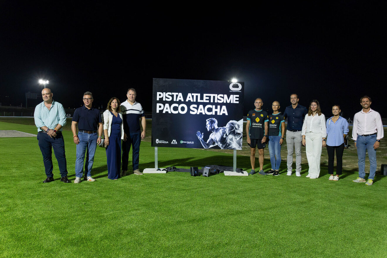 Benissa estrena su nueva pista de atletismo después de años de reivindicaciones del deporte local