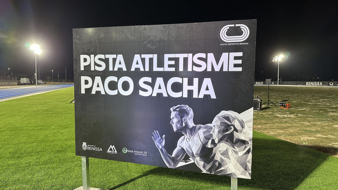 Benissa inaugura la nueva pista de atletismo Paco Sacha 108