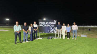Benissa inaugura la nueva pista de atletismo Paco Sacha 96