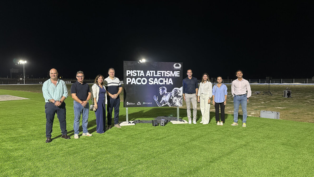 Benissa inaugura la nueva pista de atletismo Paco Sacha 97