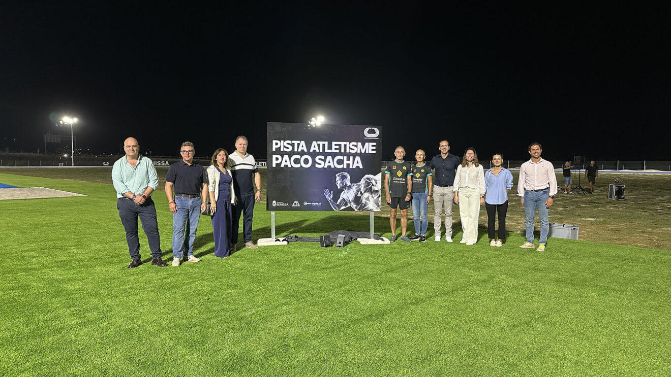 Benissa inaugura la nueva pista de atletismo Paco Sacha 99