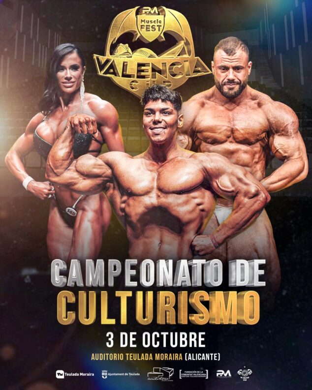 Octubre llena Teulada y Moraira de ópera, musicales y humor 9 Imagen: Campeonato de Culturismo Valencia CUP NPC